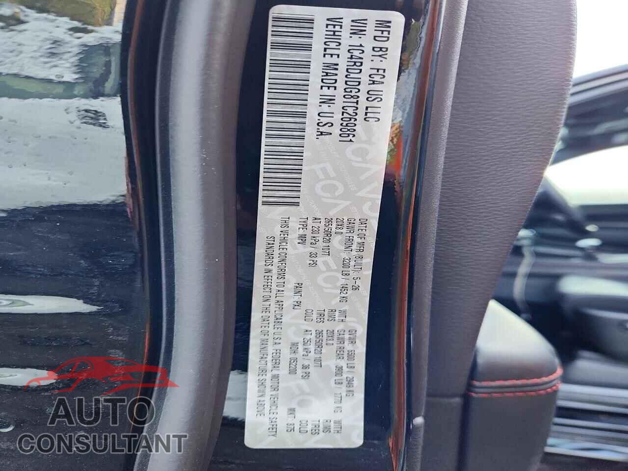 DODGE DURANGO 2026 - 1C4RDJDG8TC269861