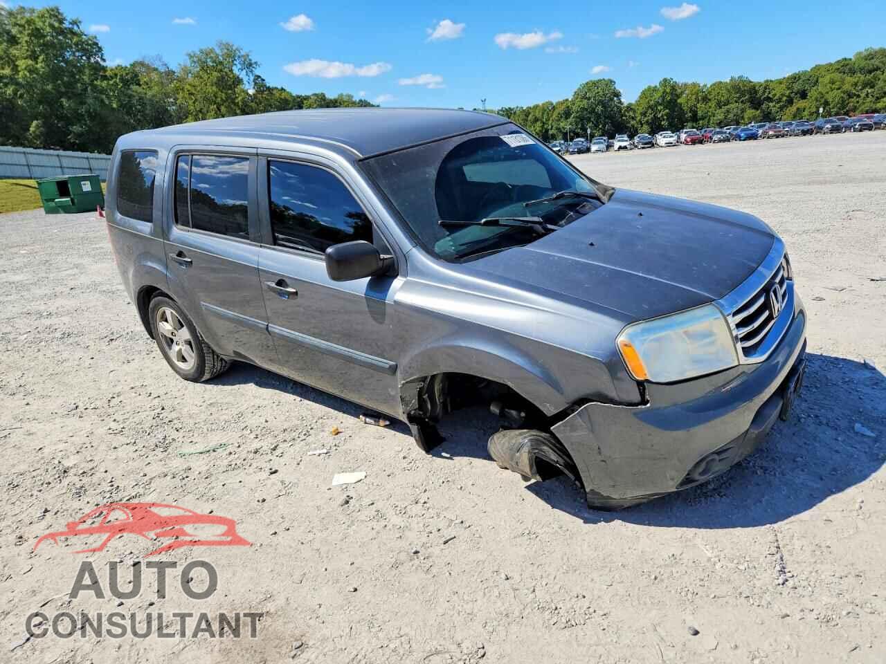 HONDA PILOT 2012 - 5FNYF3H25CB001756