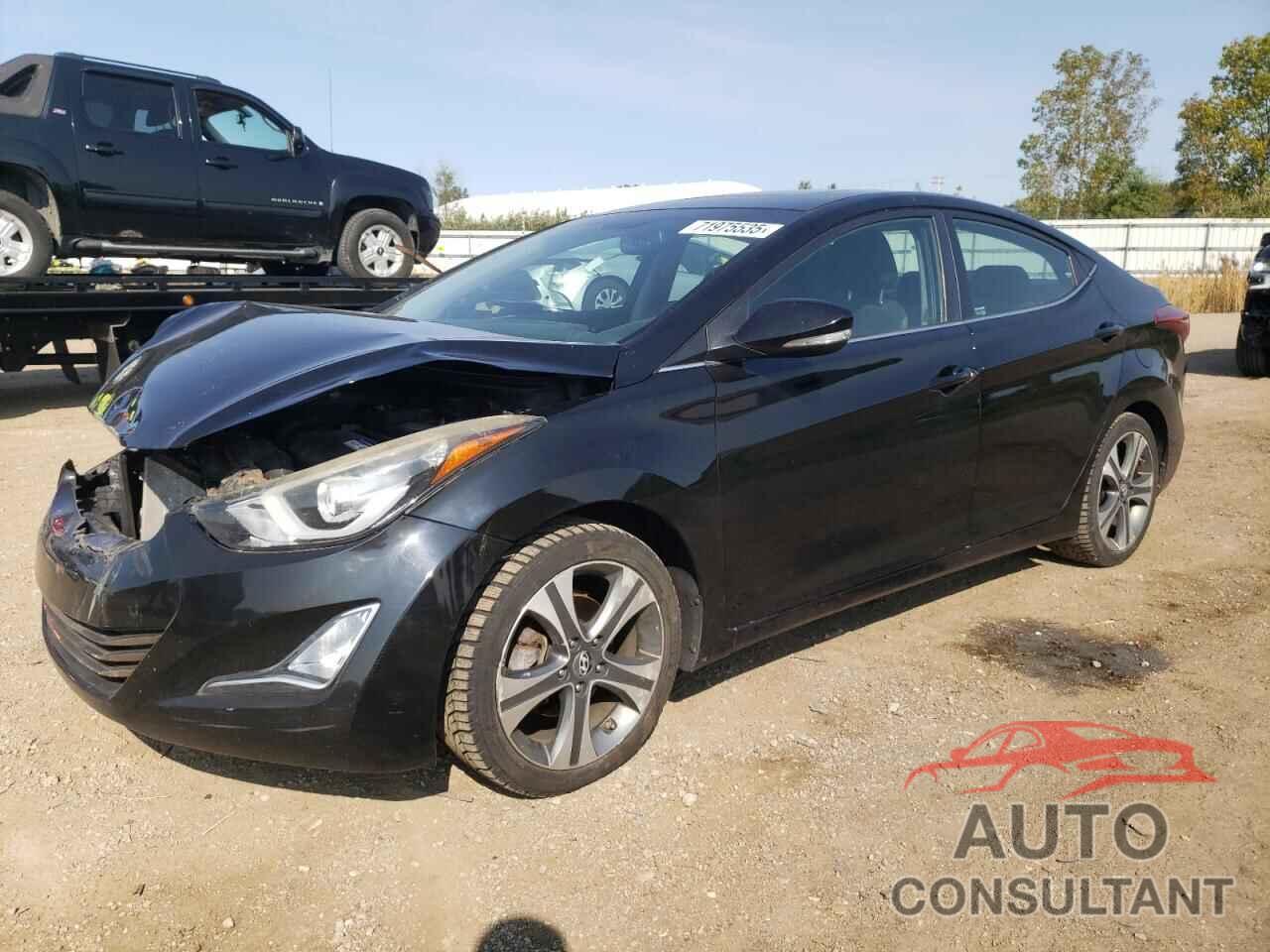 HYUNDAI ELANTRA 2014 - KMHDH4AH9EU153199