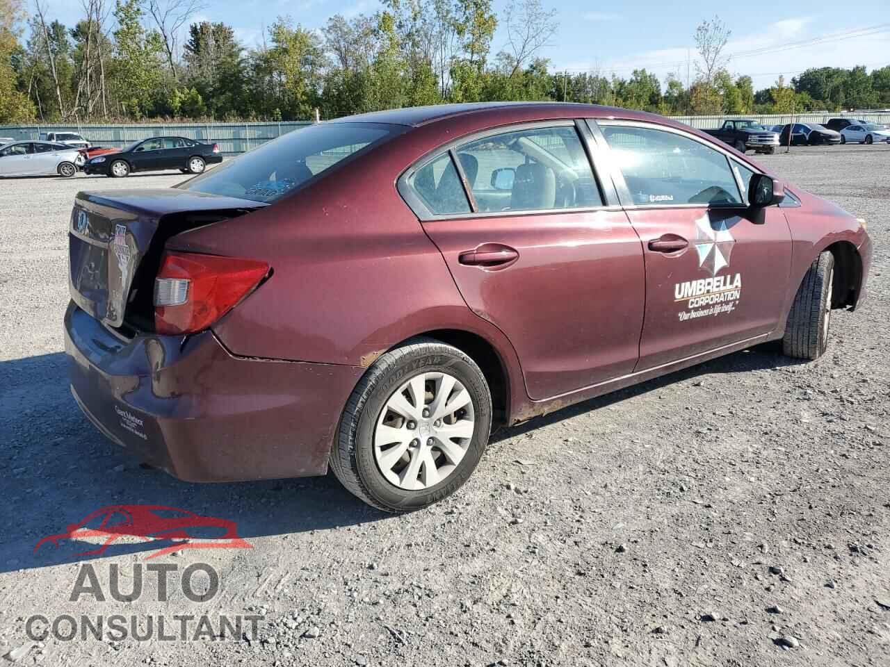 HONDA CIVIC 2012 - 2HGFB2F57CH531636