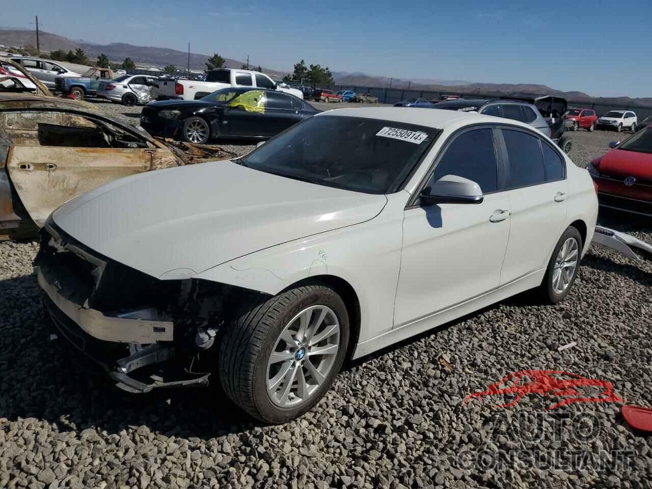 BMW 3 SERIES 2017 - WBA8E1G32HNU17853