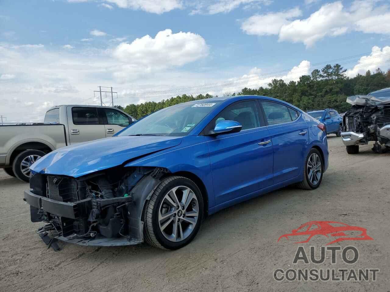 HYUNDAI ELANTRA 2017 - KMHD84LF7HU139396