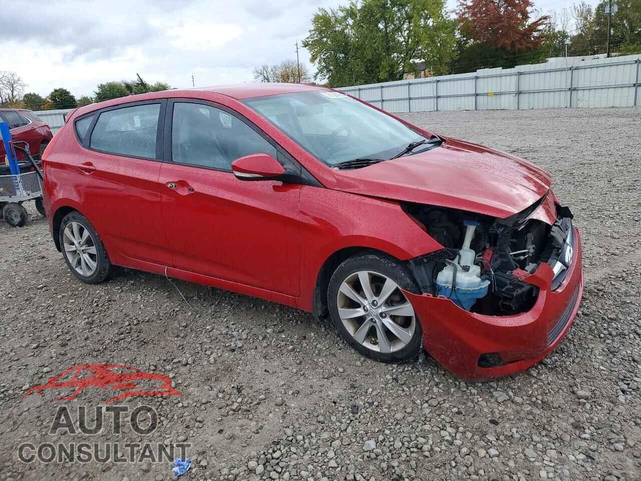 HYUNDAI ACCENT 2013 - KMHCU5AE9DU109687