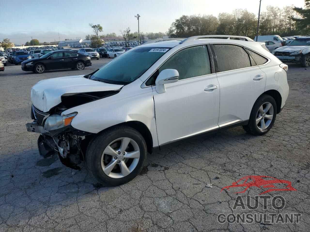 LEXUS RX350 2010 - 2T2BK1BA0AC028463