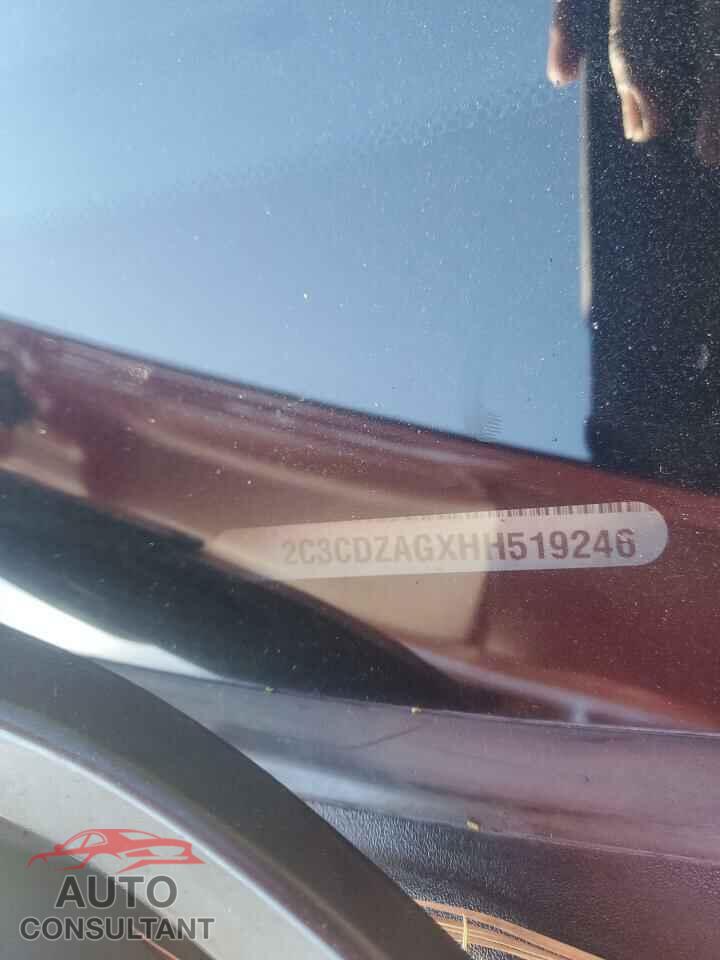 DODGE CHALLENGER 2017 - 2C3CDZAGXHH519246
