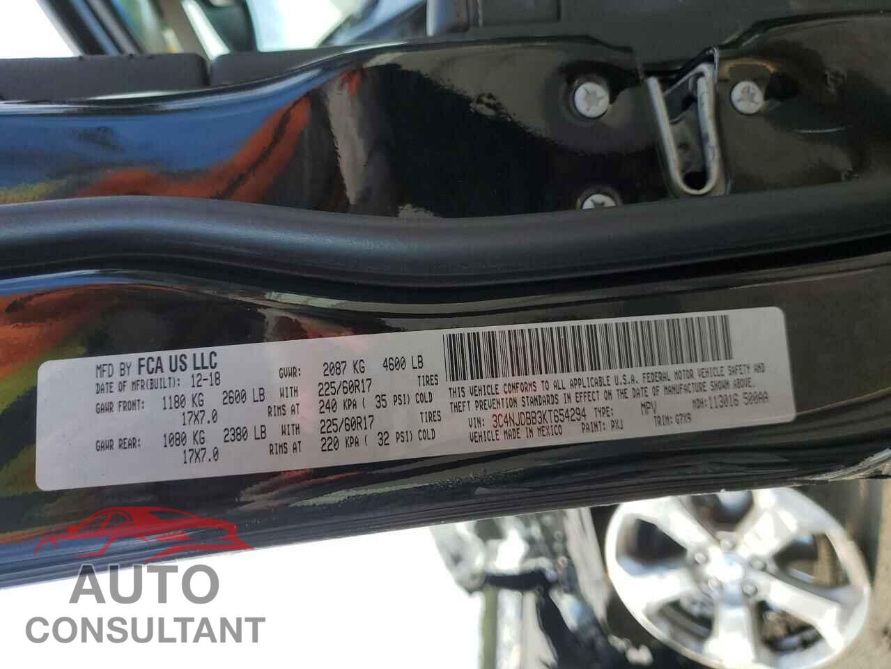 JEEP COMPASS 2019 - 3C4NJDBB3KT654294