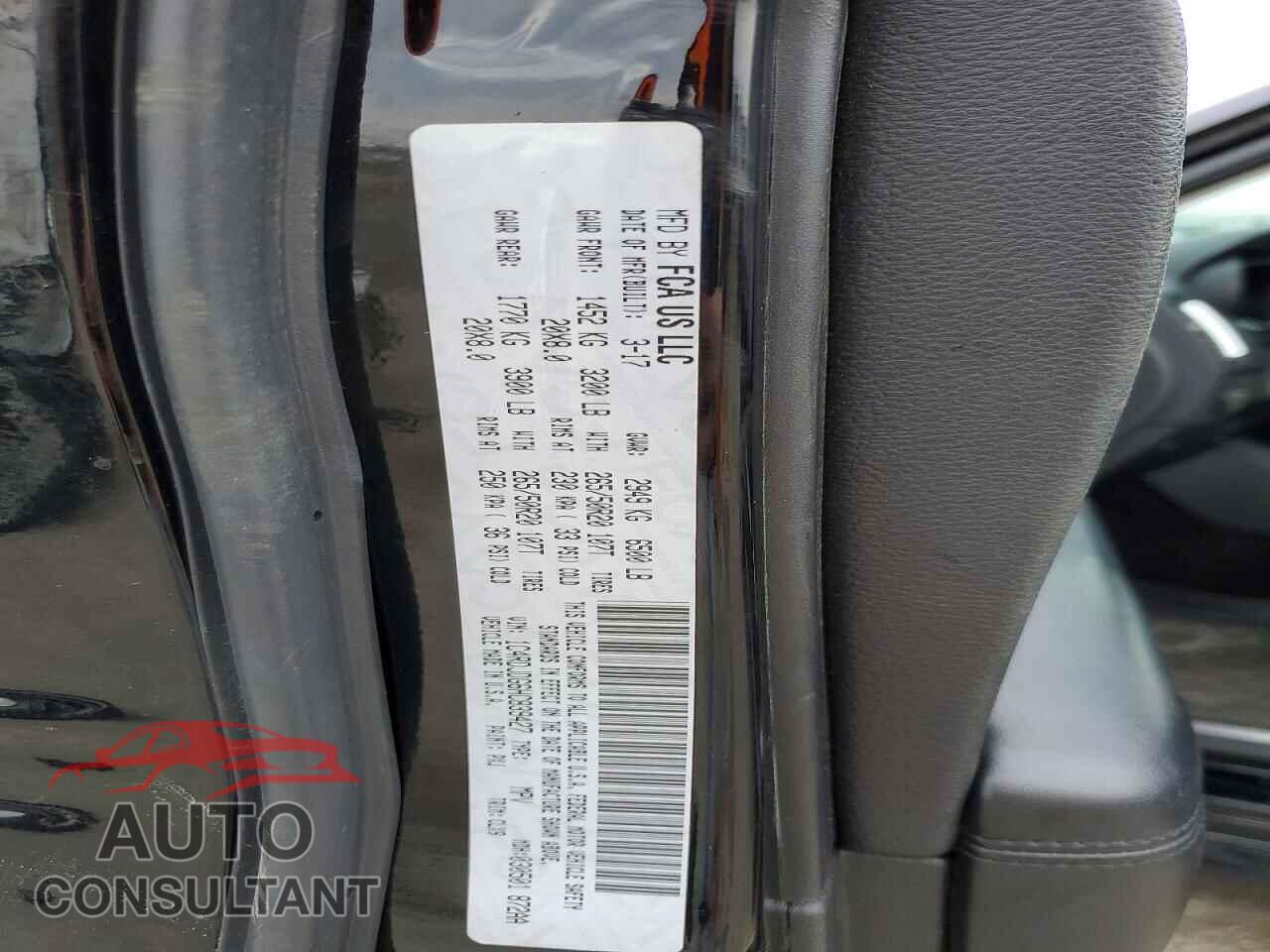 DODGE DURANGO 2017 - 1C4RDJDG6HC839427