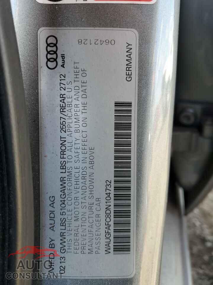 AUDI A6 2013 - WAUGFAFC8DN104732