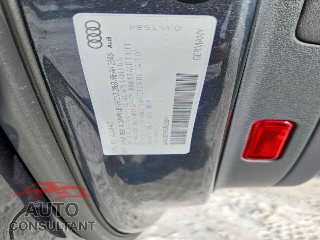 AUDI S5/RS5 2021 - WAUC4CF56MA030445