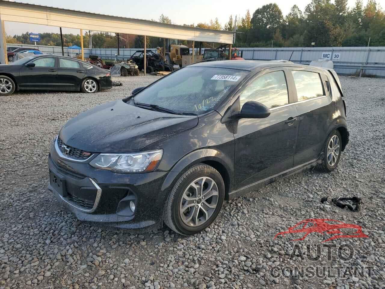 CHEVROLET SONIC 2019 - 1G1JD6SB9K4139591