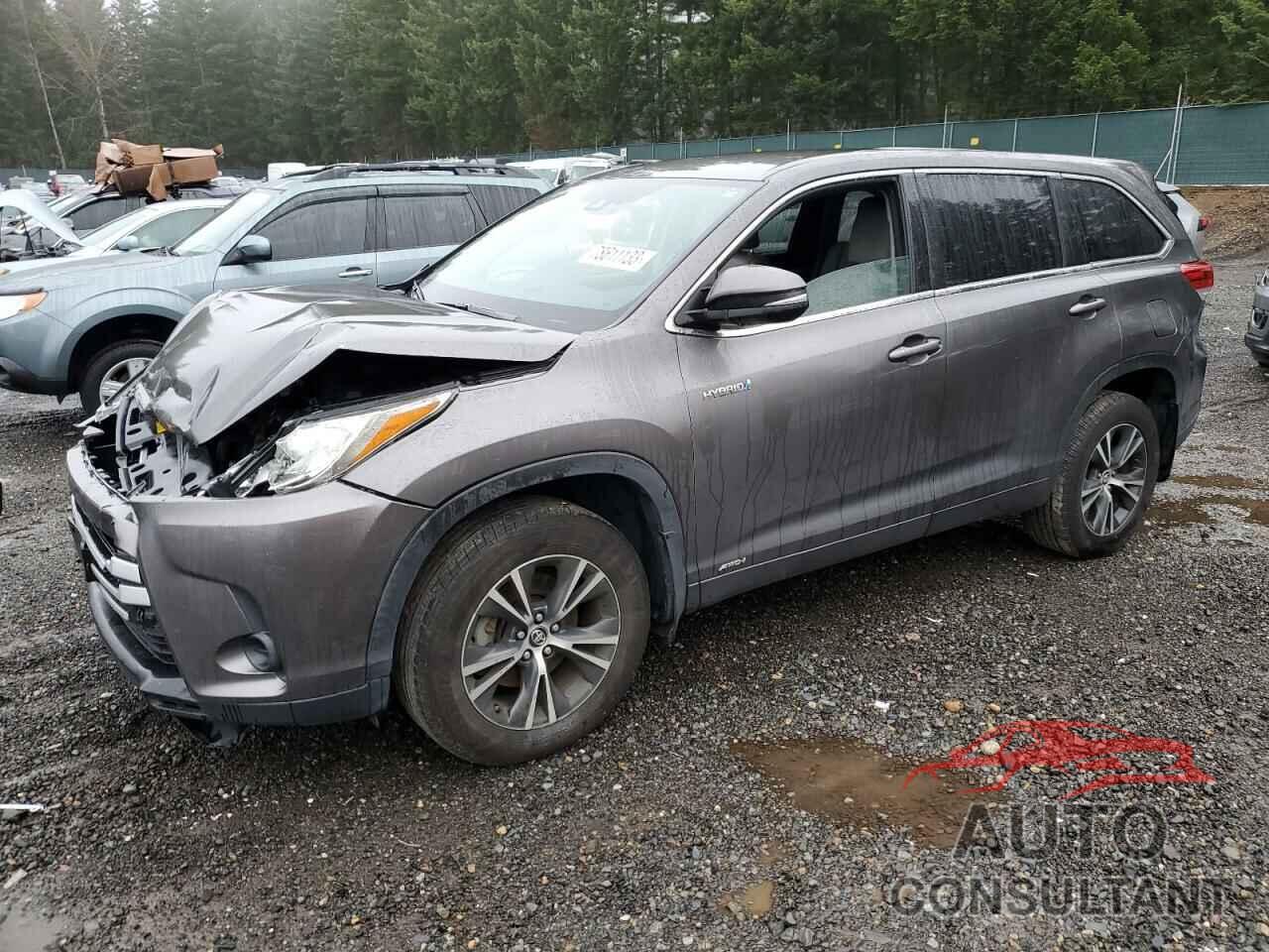 TOYOTA HIGHLANDER 2017 - 5TDBGRFHXHS027835