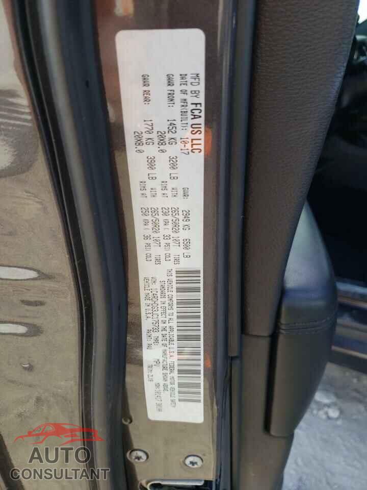 DODGE DURANGO 2018 - 1C4RDHDG3JC175733