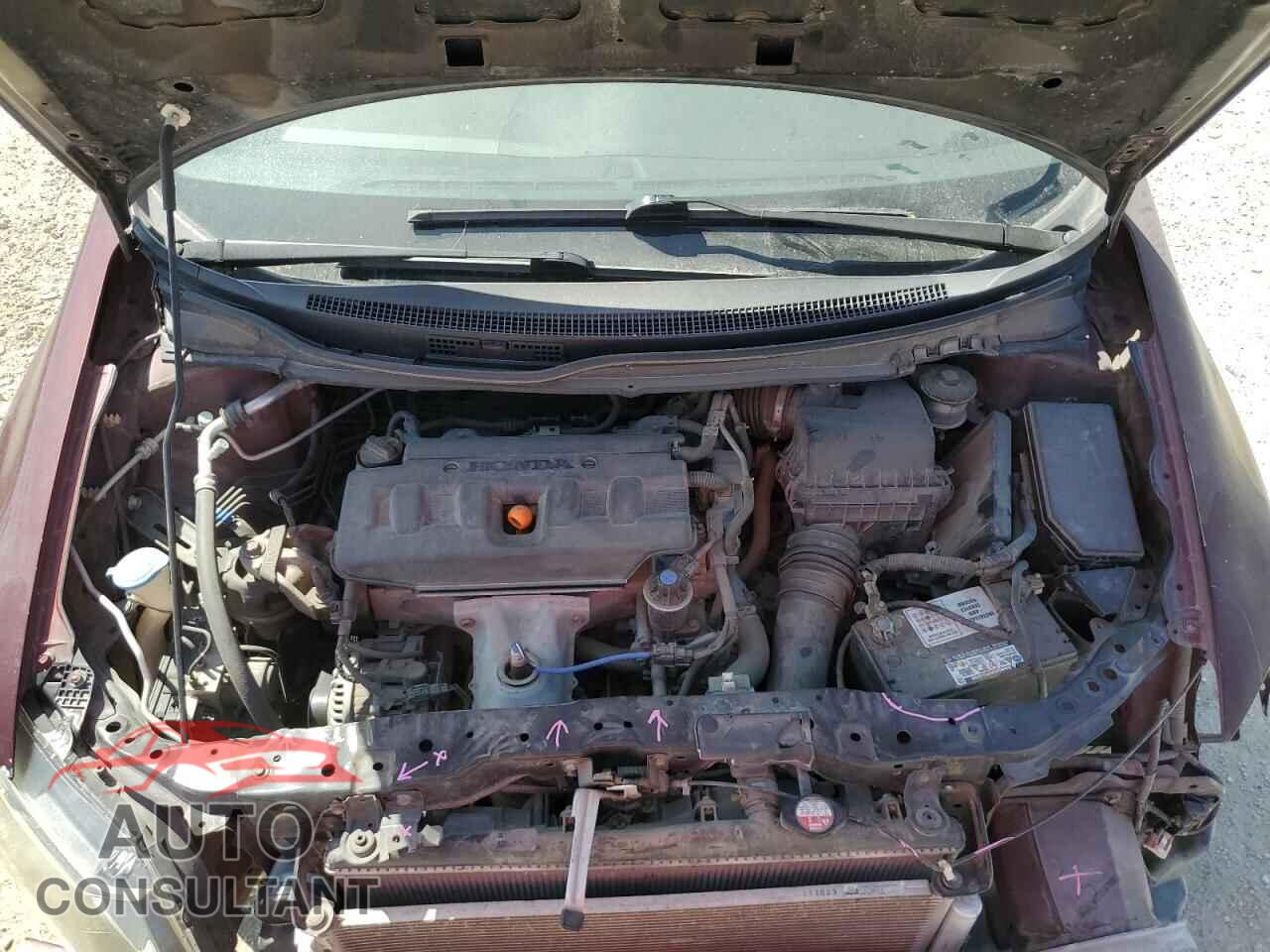HONDA CIVIC 2012 - JHMFB2F52CS003606