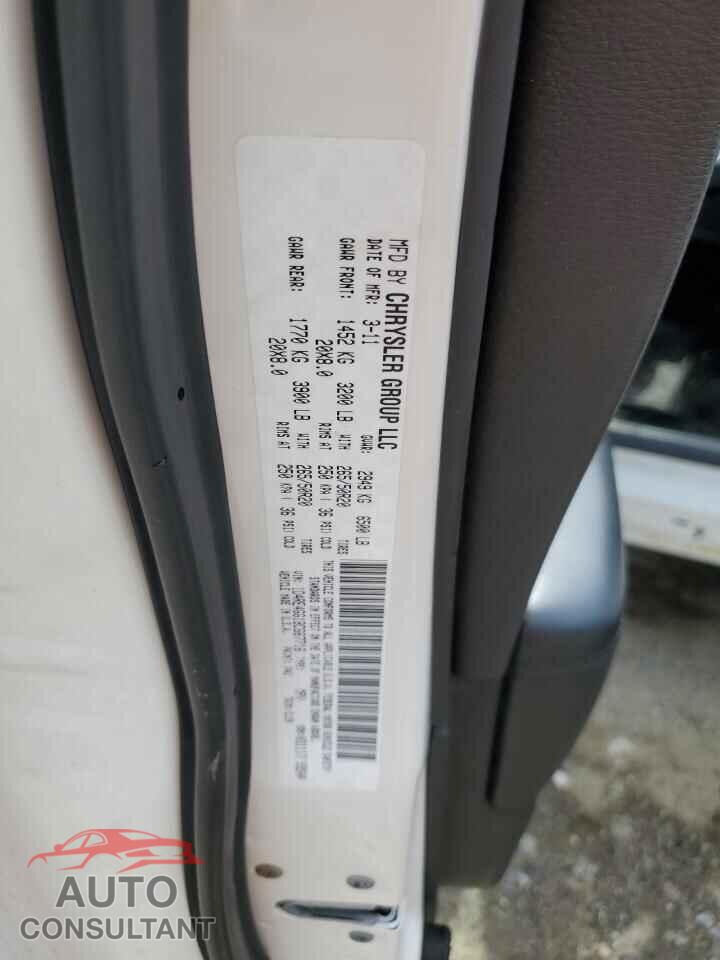 DODGE DURANGO 2011 - 1D4RE4GG1BC667716