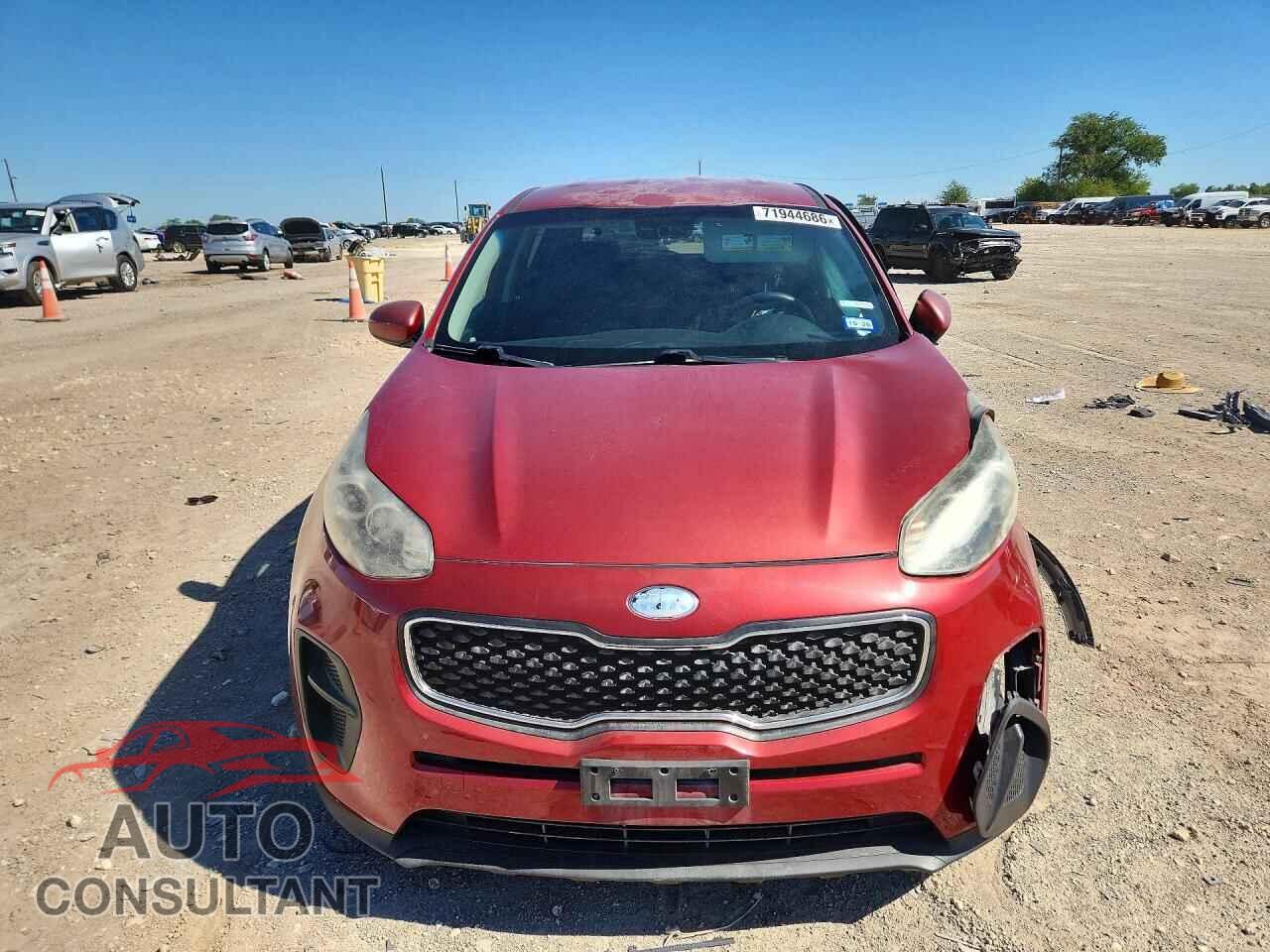 KIA SPORTAGE 2017 - KNDPM3AC5H7087460