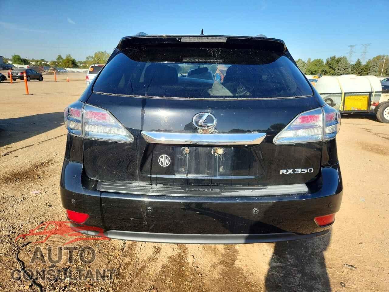 LEXUS RX350 2012 - 2T2BK1BA7CC123847