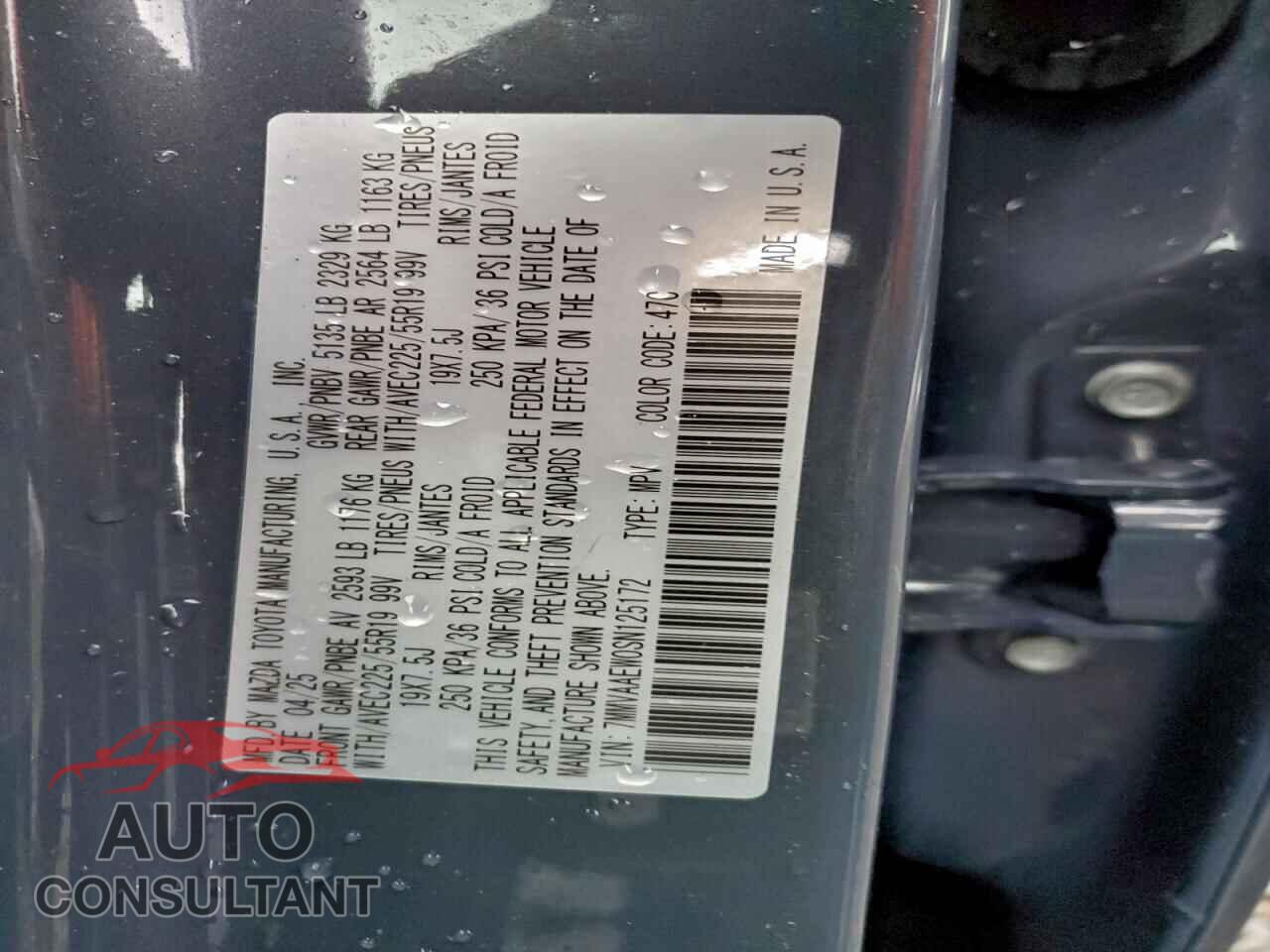 MAZDA CX-50 2025 - 7MMVAAEW0SN125172