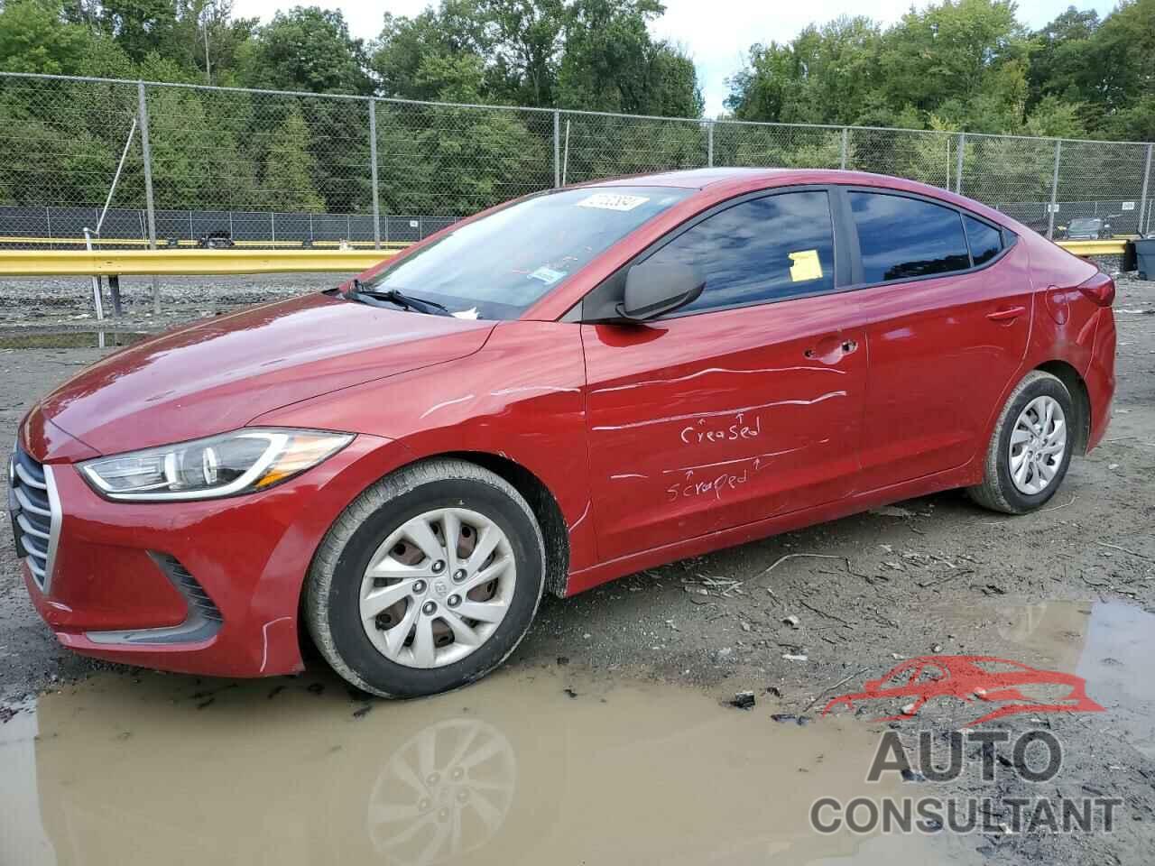 HYUNDAI ELANTRA 2017 - KMHD74LF8HU364977