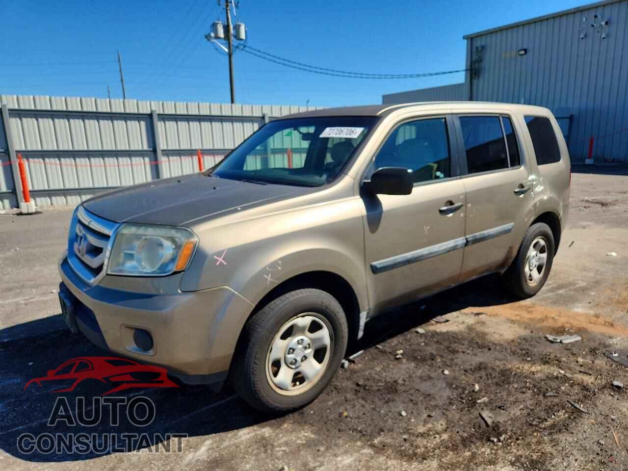 HONDA PILOT 2011 - 5FNYF4H24BB103165