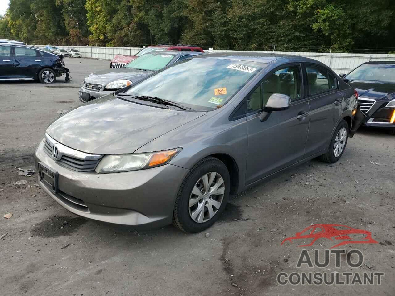 HONDA CIVIC 2012 - 19XFB2F50CE367947
