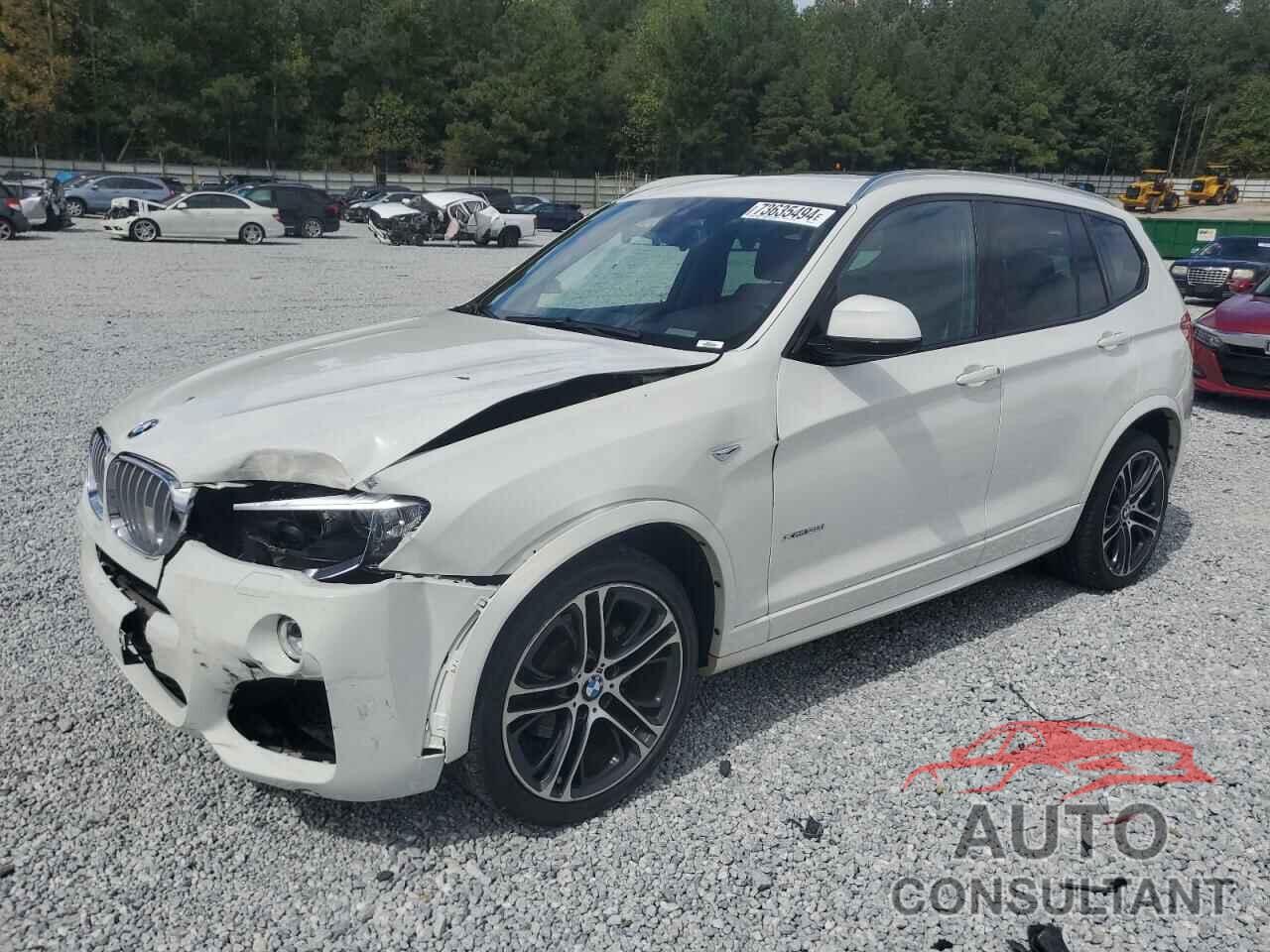 BMW X3 2016 - 5UXWX9C57G0D72352