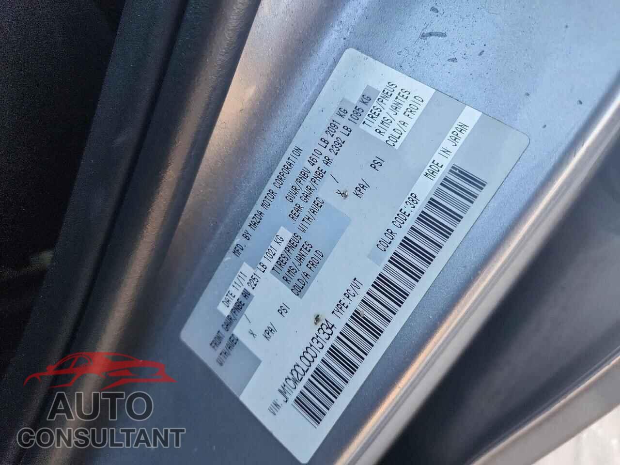 MAZDA 5 2012 - JM1CW2CL0C0131334