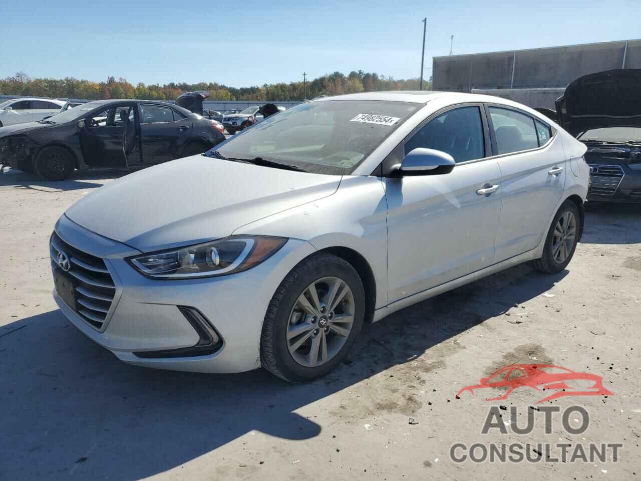 HYUNDAI ELANTRA 2018 - KMHD84LF7JU525421