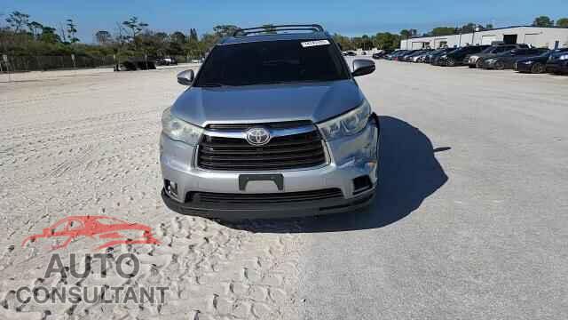 TOYOTA HIGHLANDER 2014 - 5TDDKRFH5ES011237