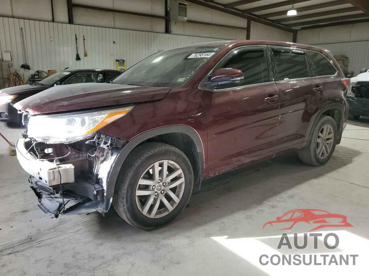 TOYOTA HIGHLANDER 2016 - 5TDBKRFH5GS314349