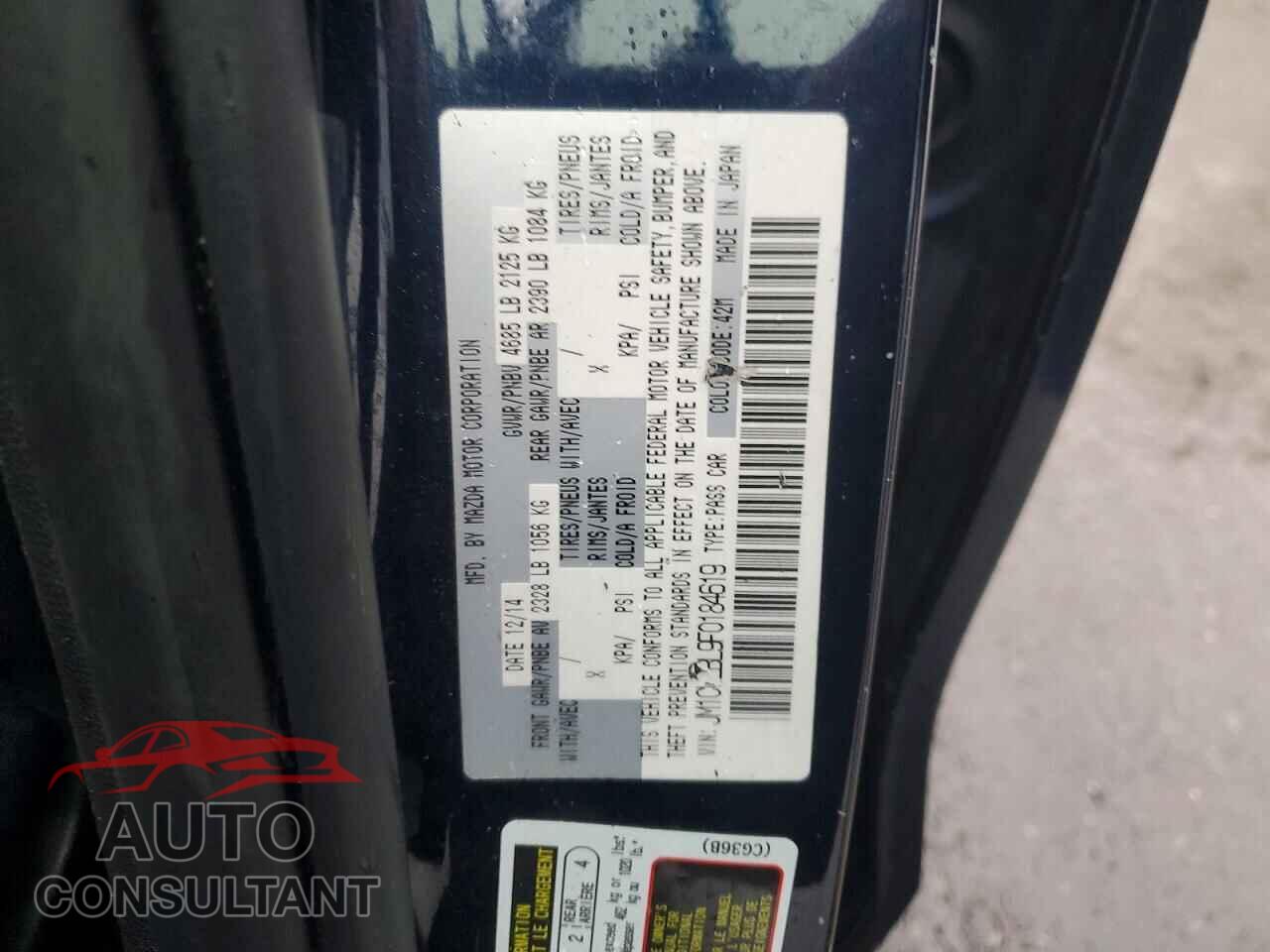 MAZDA 5 2015 - JM1CW2BL9F0184619