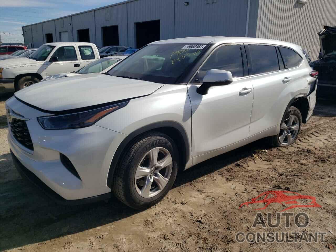 TOYOTA HIGHLANDER 2022 - 5TDCZRAH2NS127641