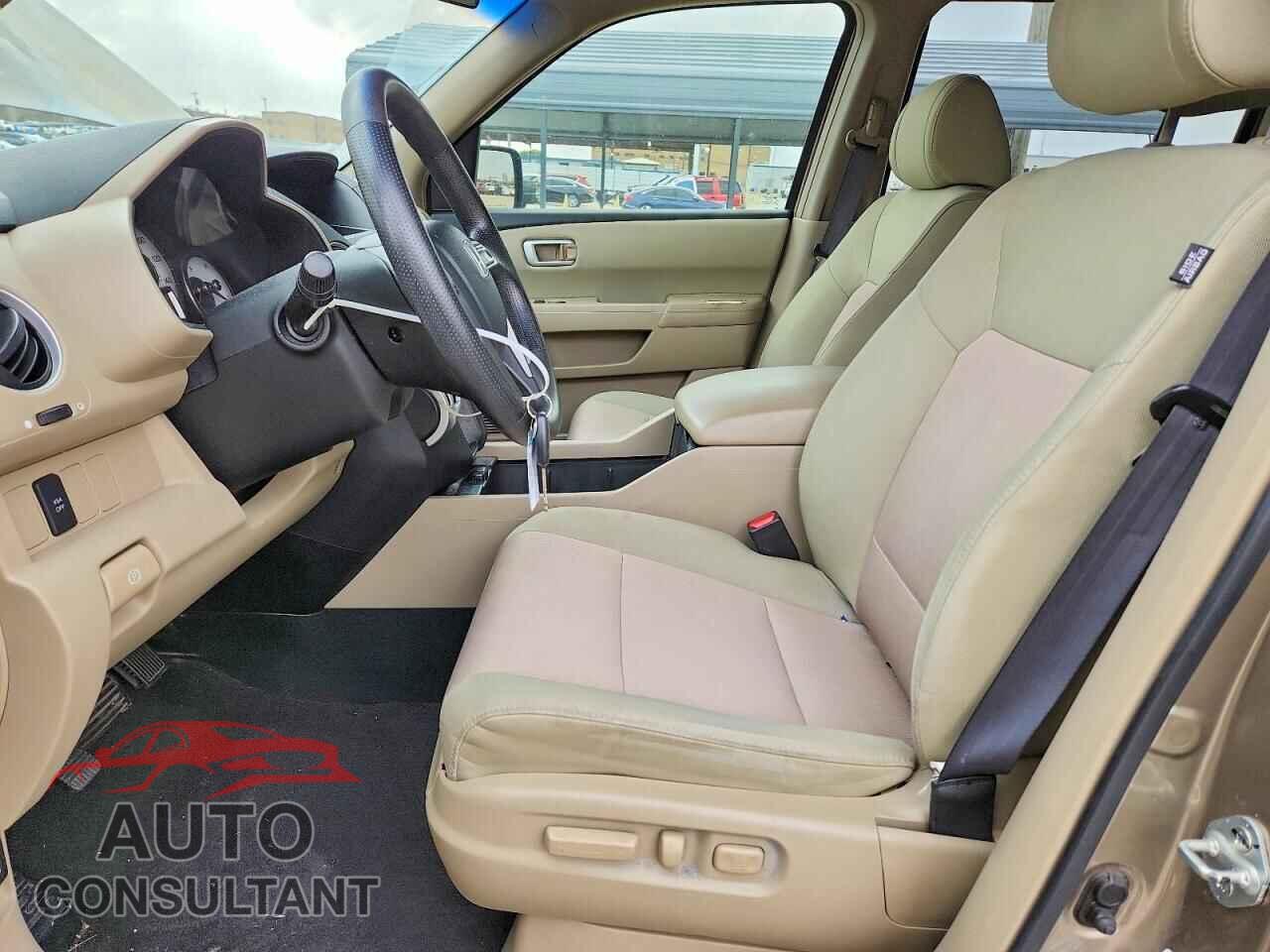 HONDA PILOT 2009 - 5FNYF38499B013306