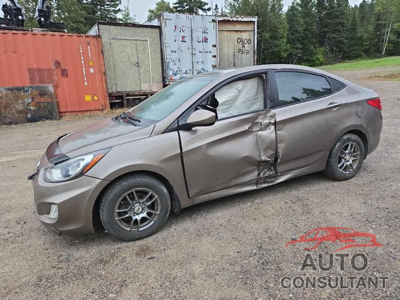 HYUNDAI ACCENT 2013 - KMHCT4AE5DU364009