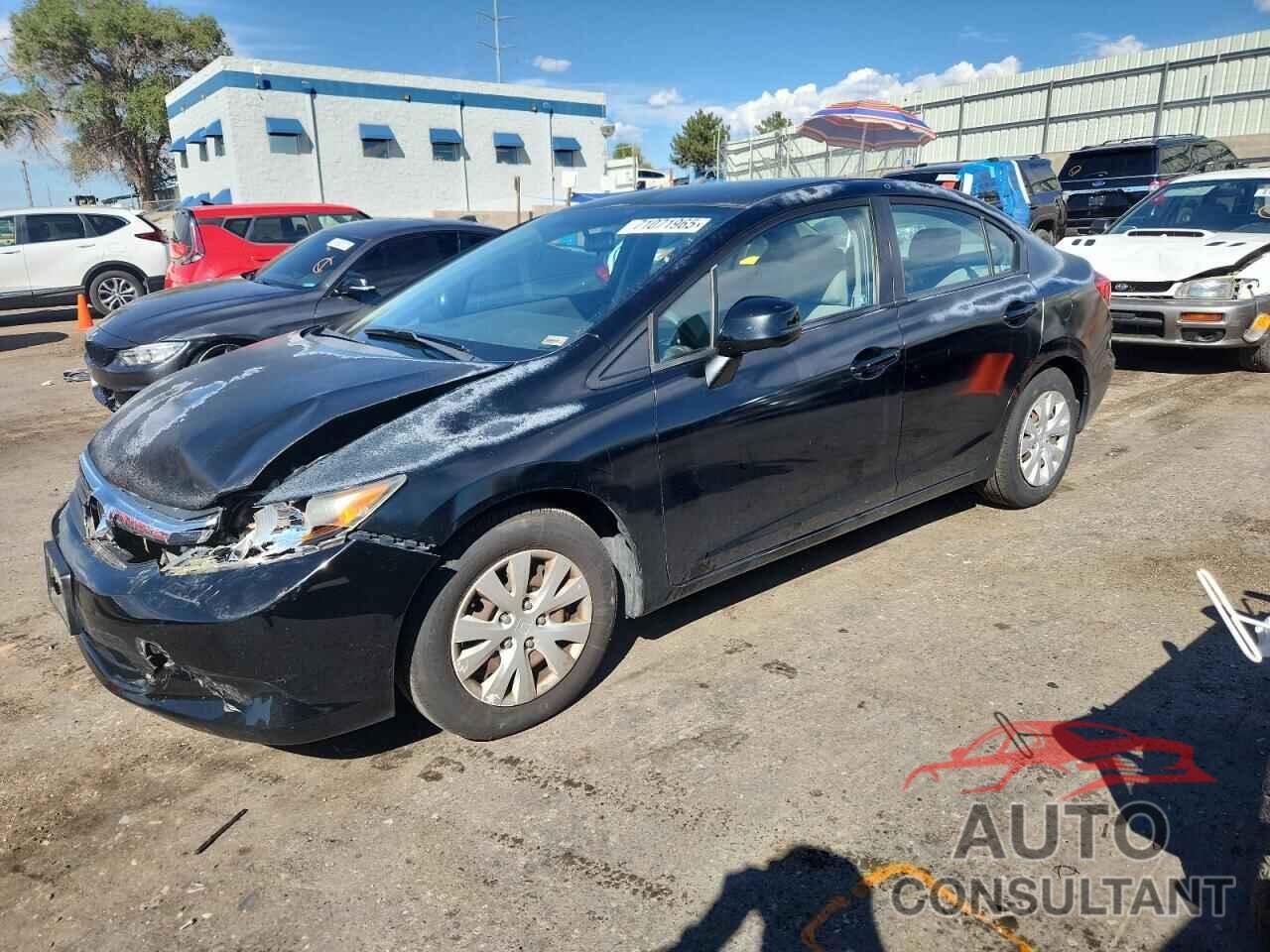 HONDA CIVIC 2012 - 2HGFB2F54CH595164