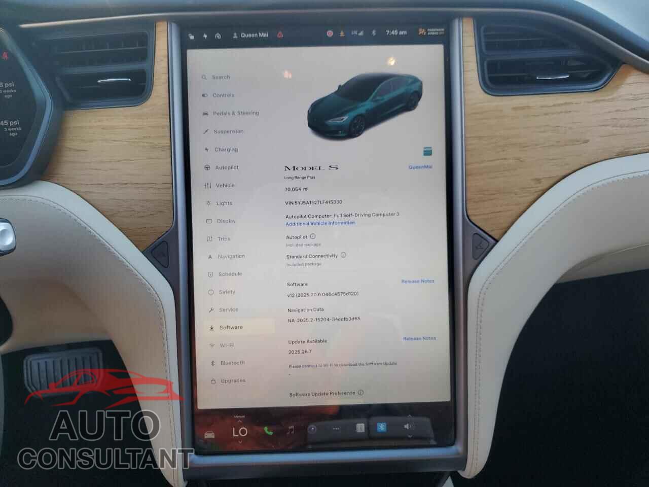 TESLA MODEL S 2020 - 5YJSA1E27LF415330