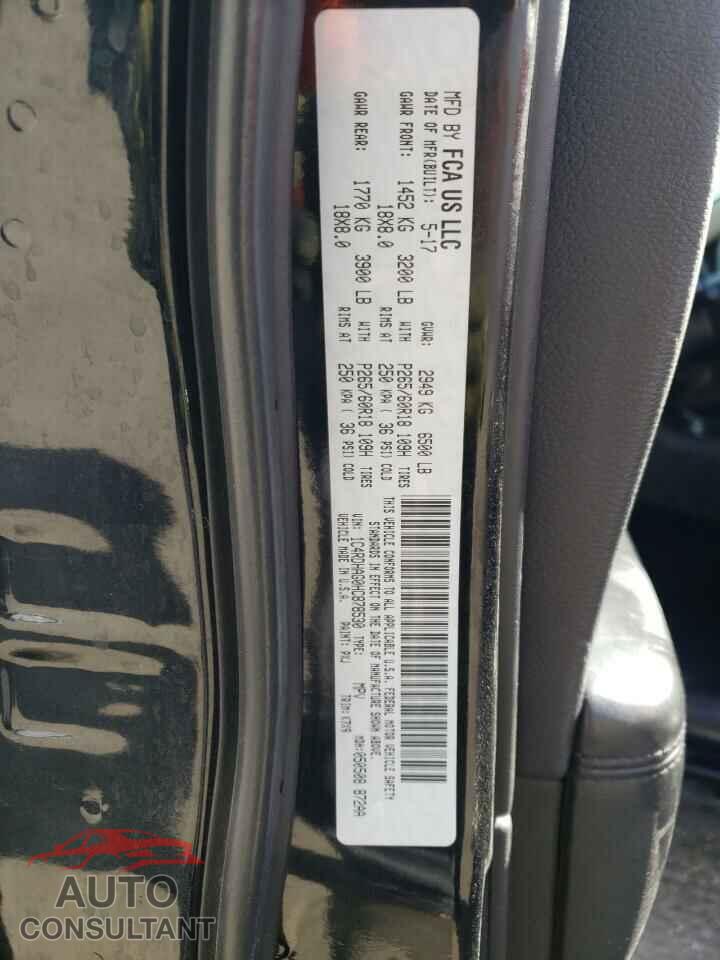 DODGE DURANGO 2017 - 1C4RDHAG0HC878530