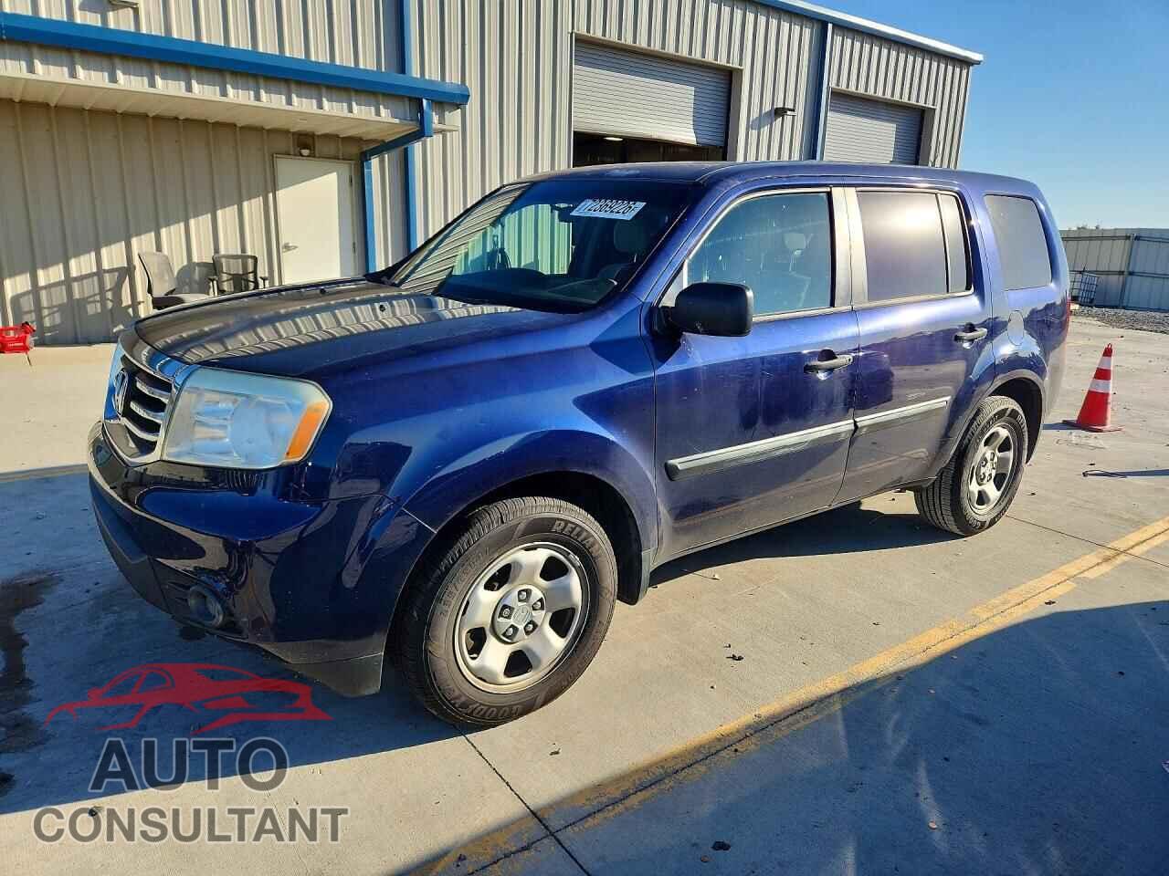 HONDA PILOT 2013 - 5FNYF3H21DB027367
