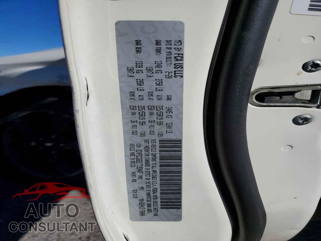 DODGE JOURNEY 2020 - 3C4PDCGB2LT193447