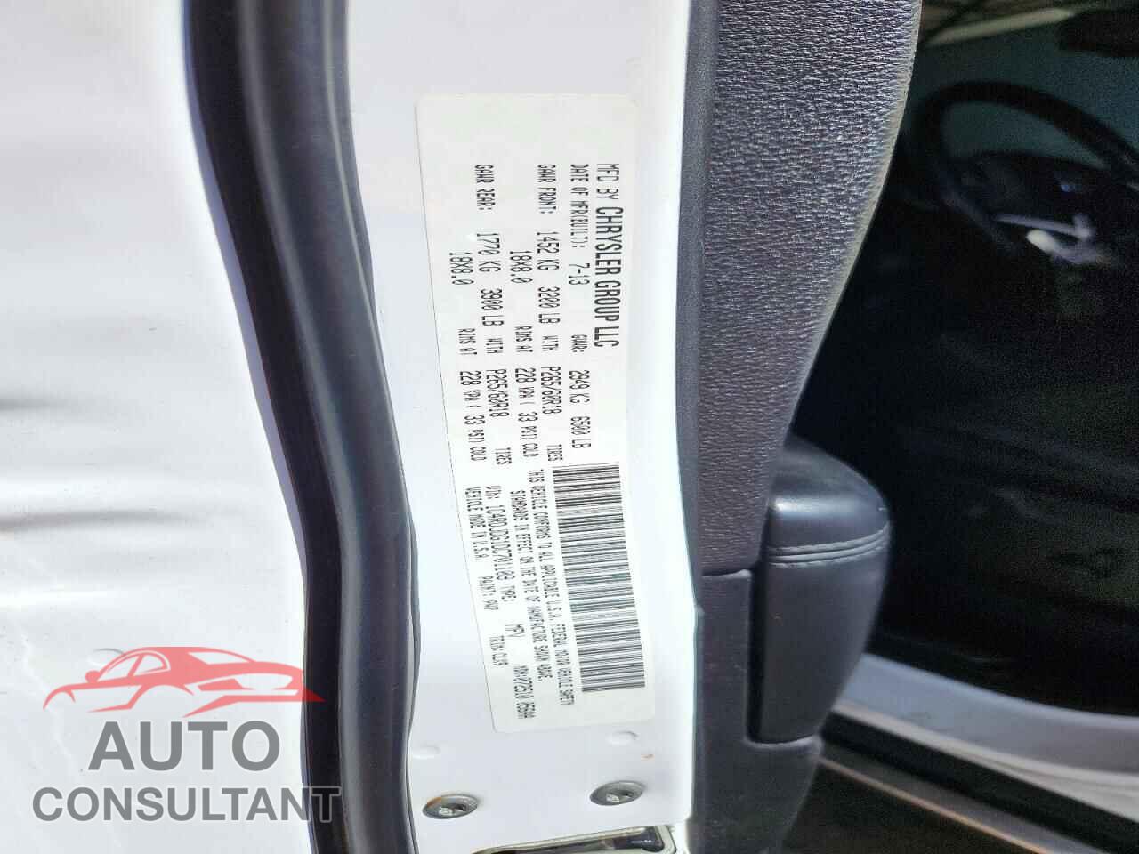 DODGE DURANGO 2013 - 1C4RDJDG1DC701109