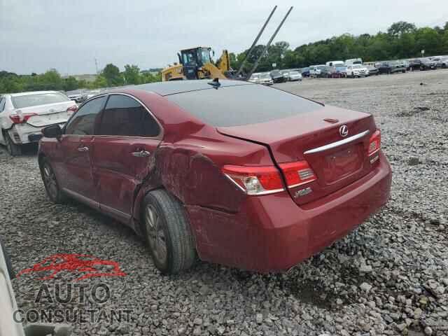 LEXUS ES350 2011 - JTHBK1EG0B2427988