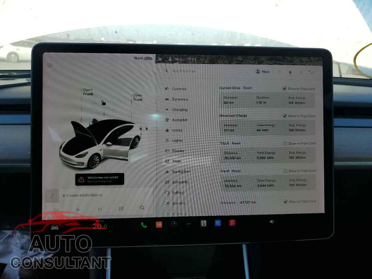 TESLA MODEL 3 2018 - 5YJ3E1EB6JF185897