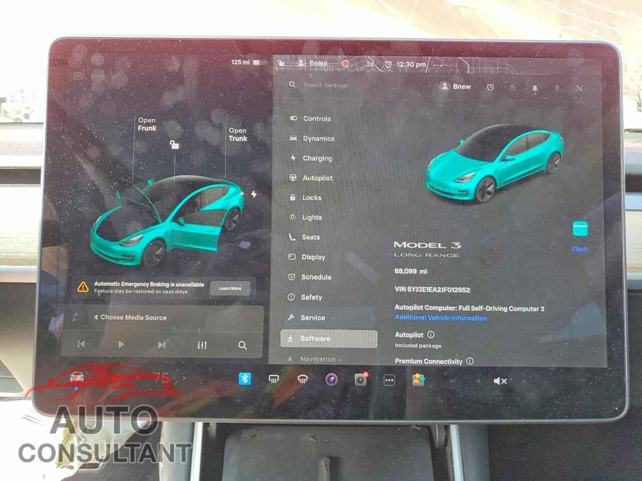 TESLA MODEL 3 2018 - 5YJ3E1EA2JF012952