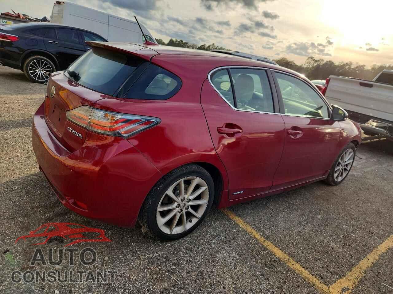 LEXUS CT 200 2012 - JTHKD5BH2C2058857