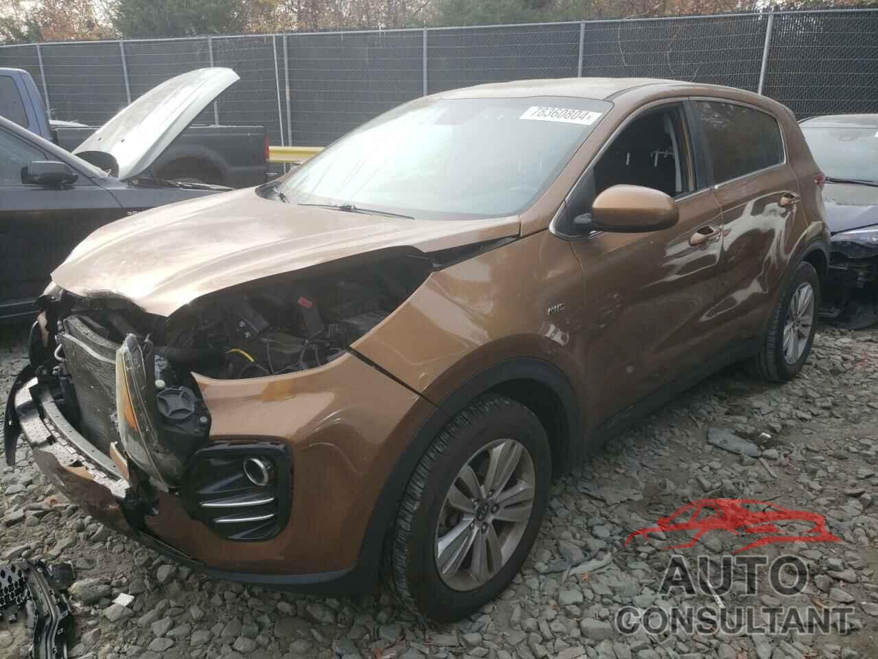 KIA SPORTAGE 2018 - KNDPMCAC2J7308311