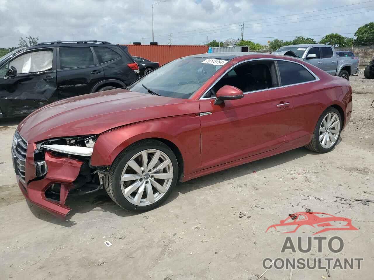 AUDI A5 2018 - WAUNNAF52JA007914