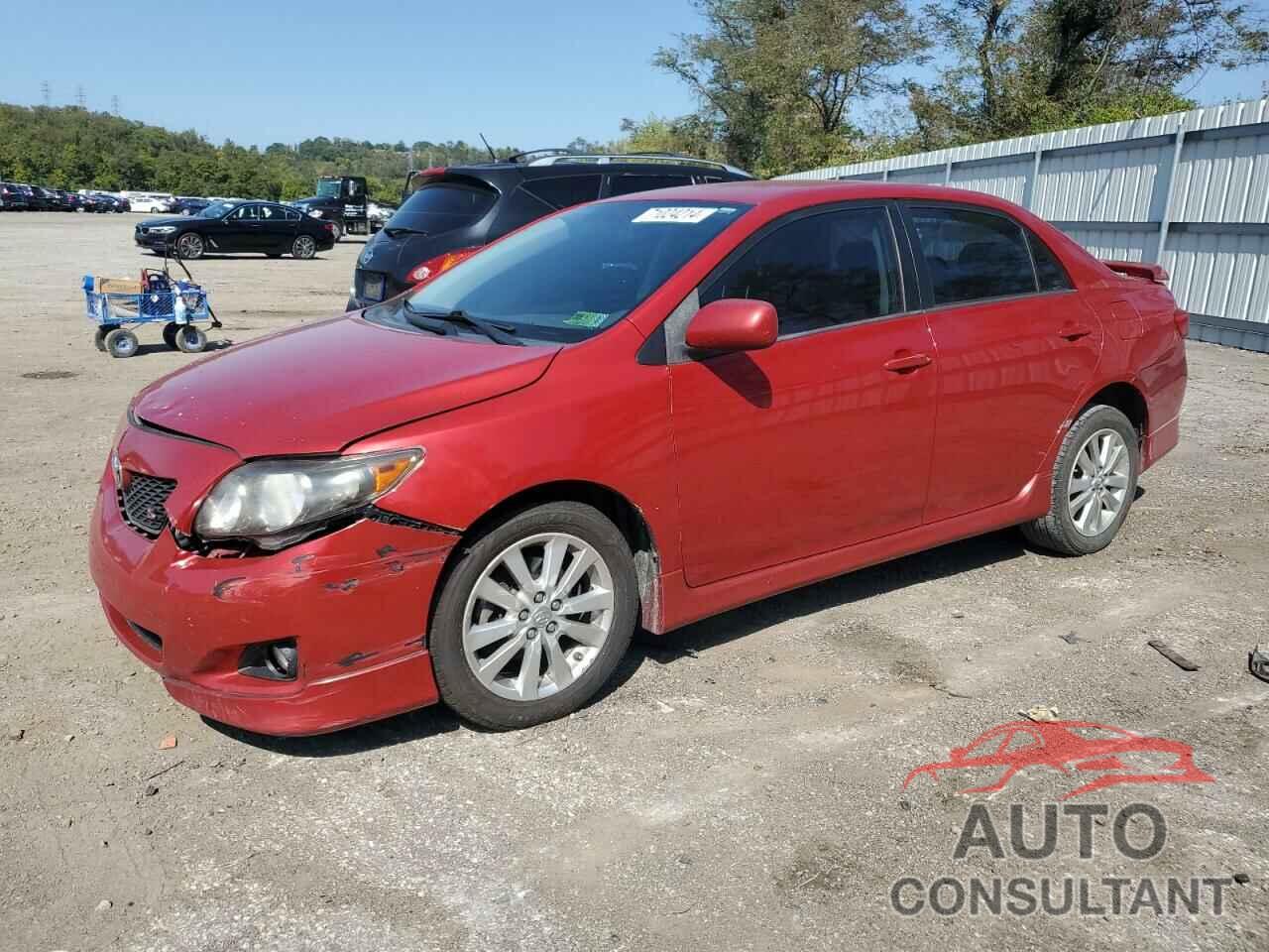 TOYOTA COROLLA 2009 - 1NXBU40E19Z001899