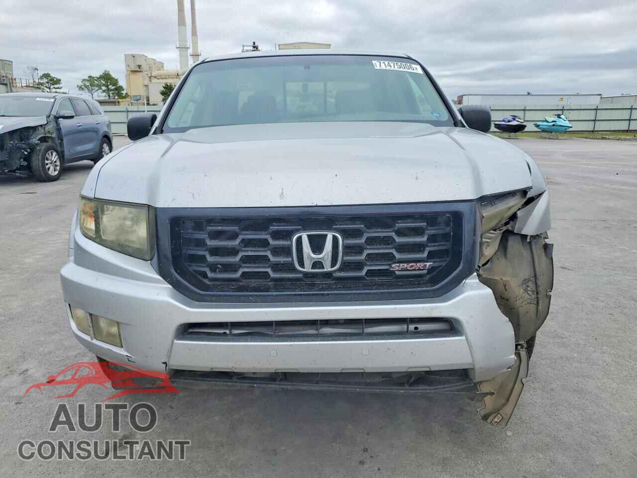 HONDA RIDGELINE 2012 - 5FPYK1F78CB451889
