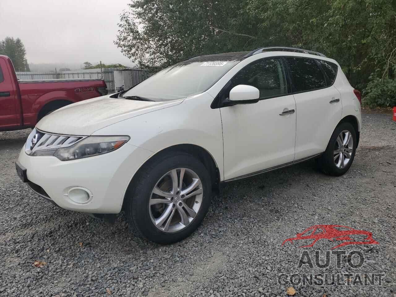 NISSAN MURANO 2009 - JN8AZ18W79W157323