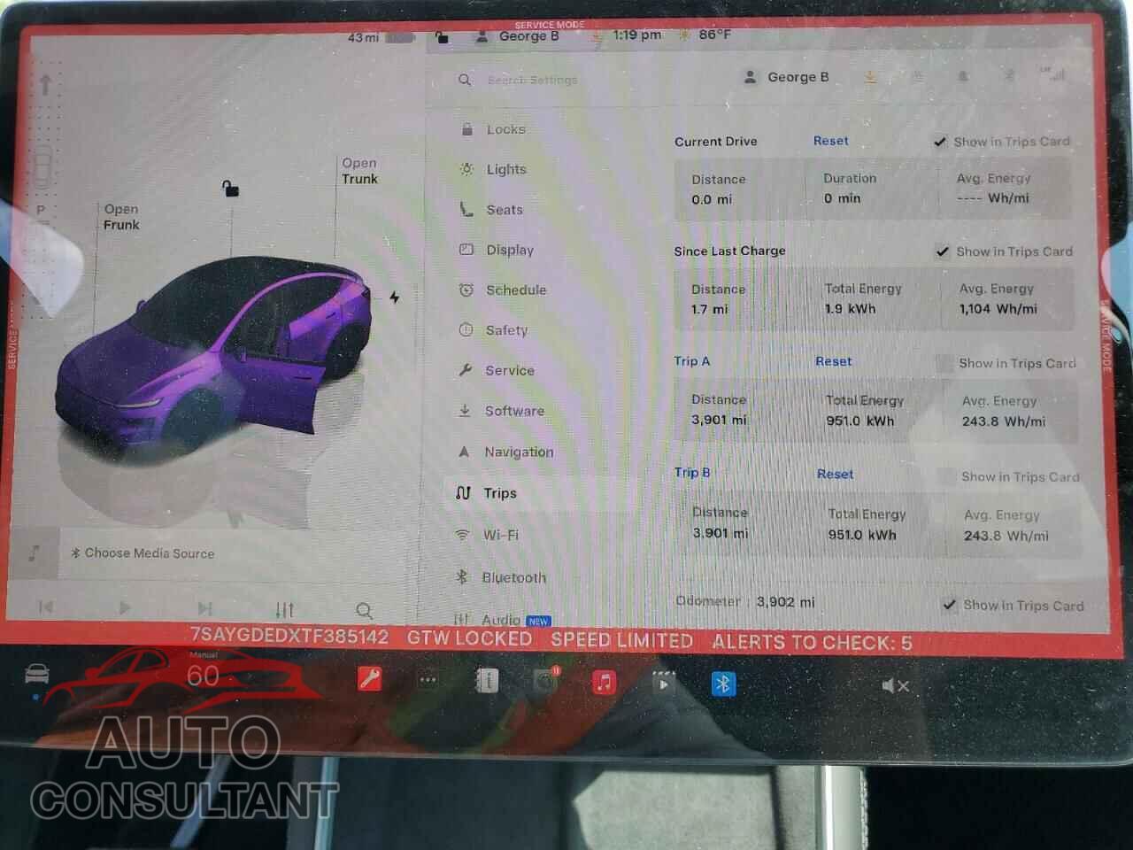 TESLA MODEL Y 2026 - 7SAYGDEDXTF385142