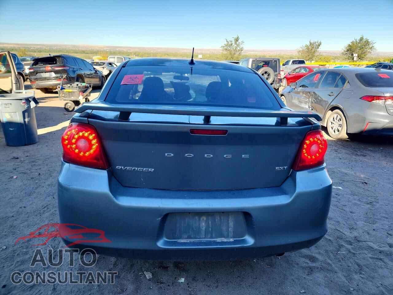 DODGE AVENGER 2012 - 1C3CDZCB8CN219593